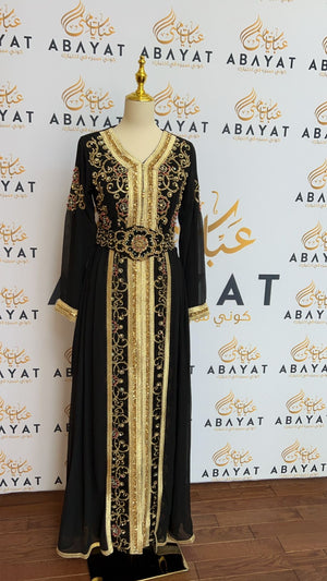 Luxury Black Kuftan