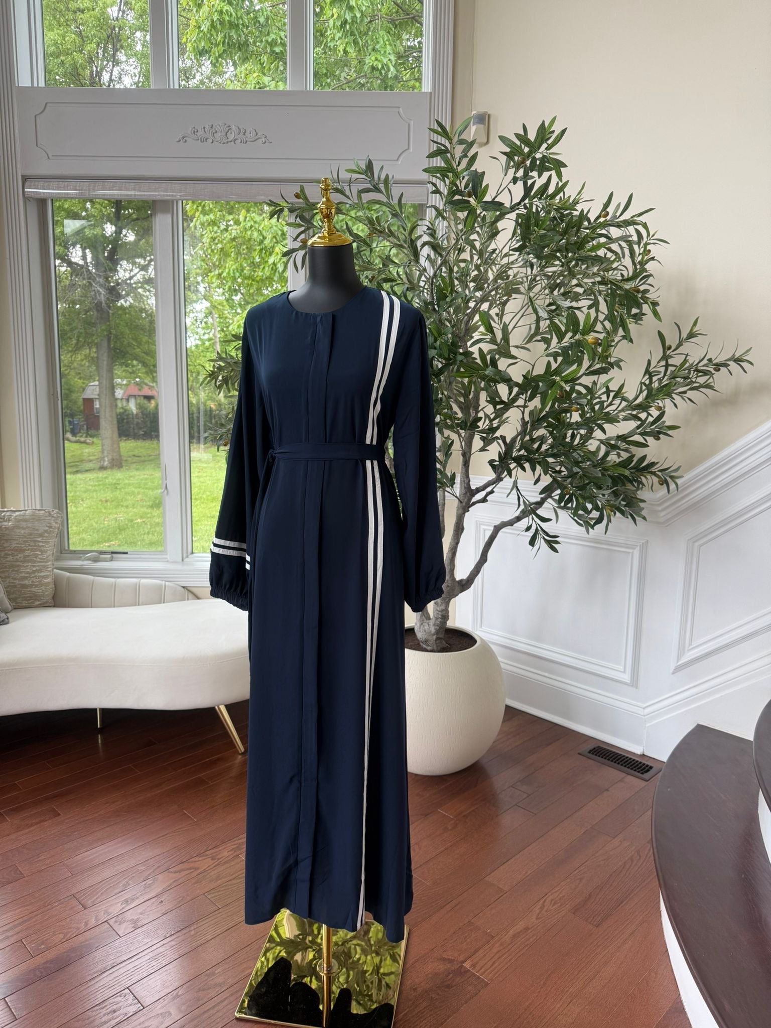 Blue Elegance Activewear Abaya