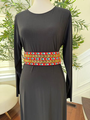 Sabal Kharaz Tatreez Thobe Belt