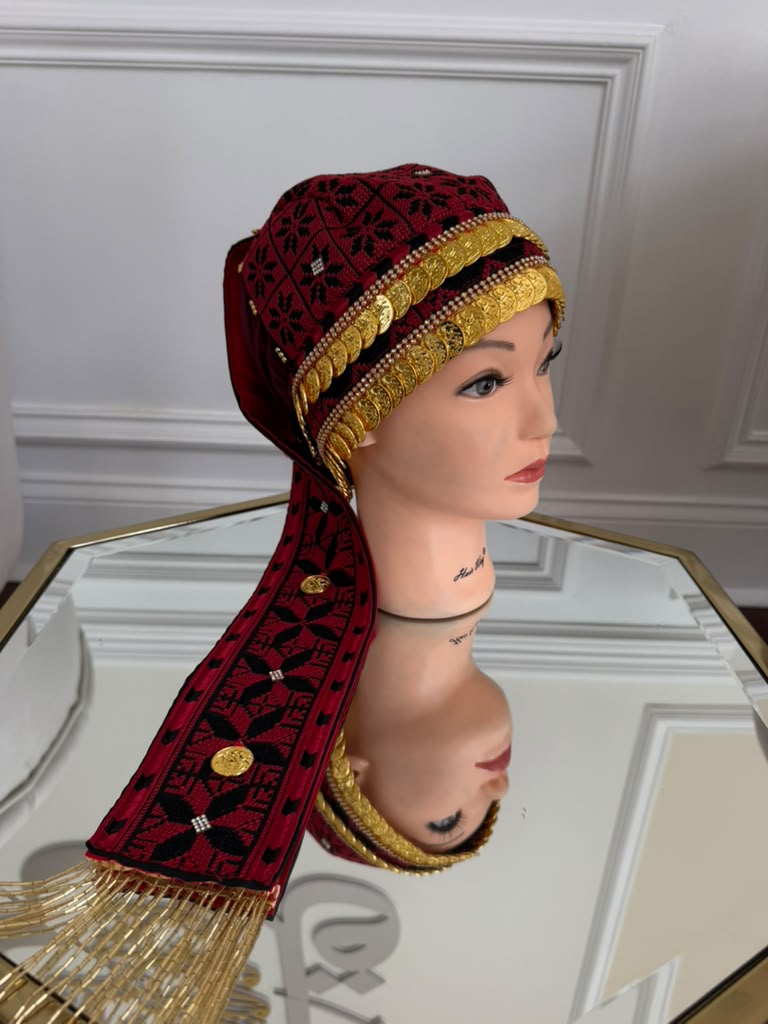 Embroidery Tatreez Red Waka