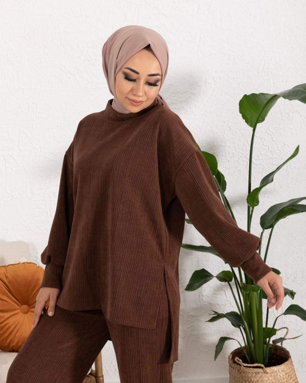 Brown Two Piece Set 6147