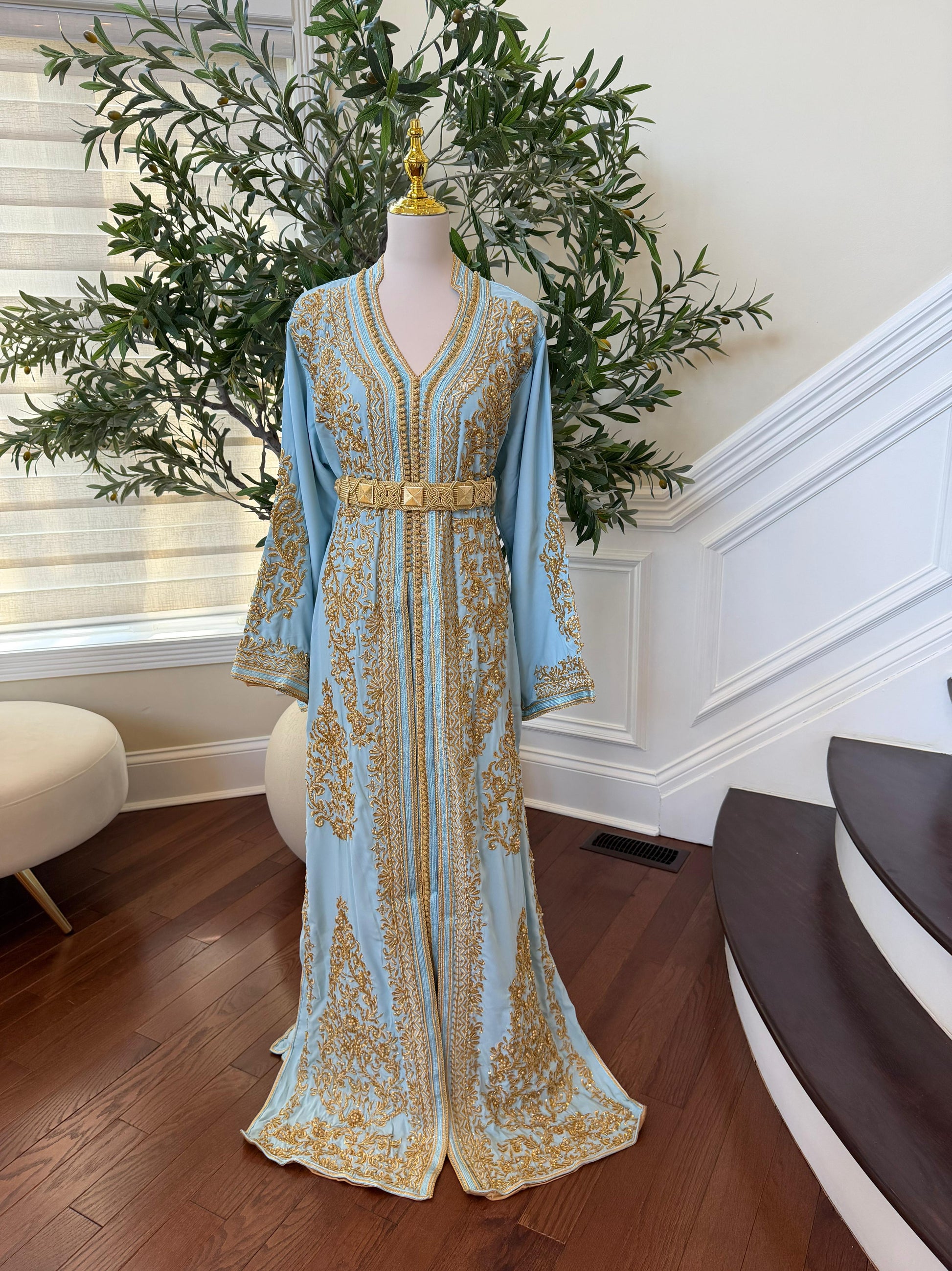 Baby Blue Royale Elegance Kuftan