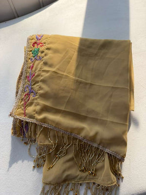 Golden Beaded Stone Khirka Shal