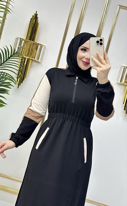 Elegant Black Abaya