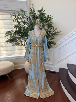 Baby Blue Royale Elegance Kuftan