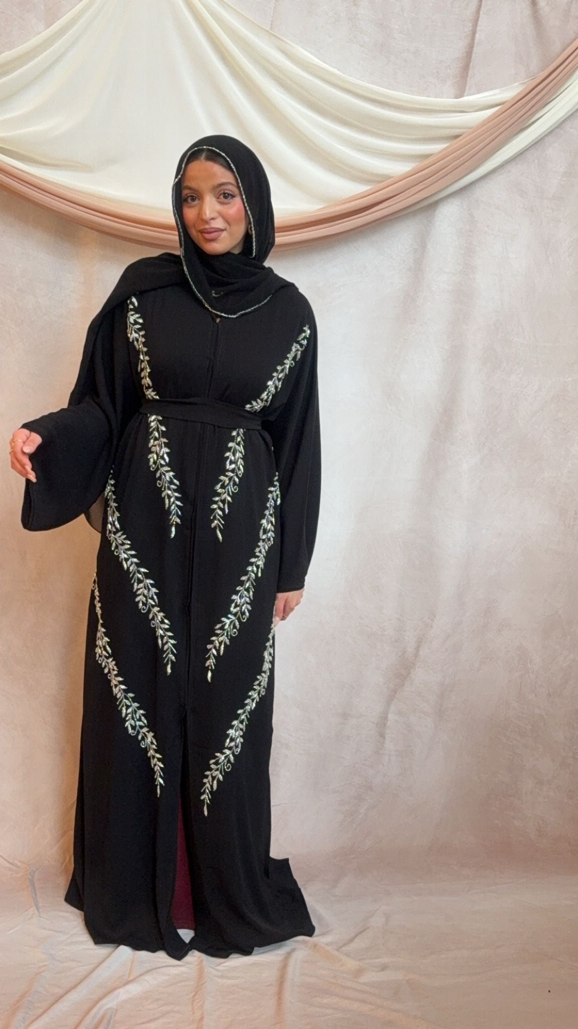 Black Midnight Abaya