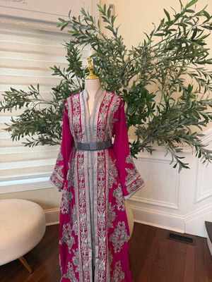 Royal Pink Silver Kuftan Essence