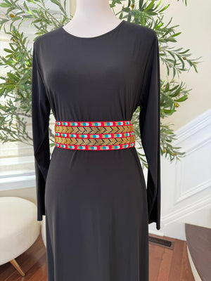 Sabal Kharaz Tatreez Thobe Belt