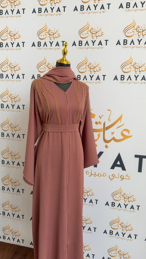 Layali Ramadan Collection: Rose Pink Abaya