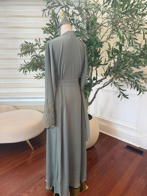 Mint Golden Nujum Abaya