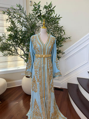 Baby Blue Royale Elegance Kuftan