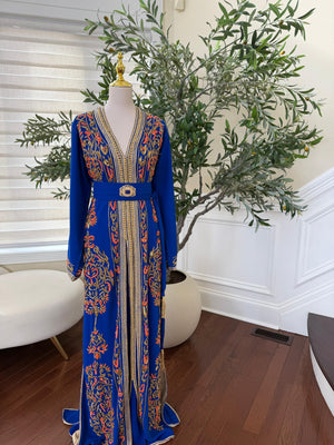 Royal Blue Majestic Kuftan