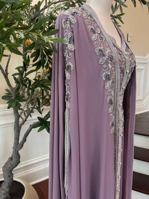 Purple Luxe Beaded Kuftan