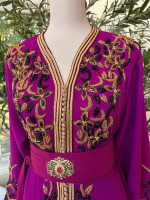 Hot Pink Royale Majestic Kuftan