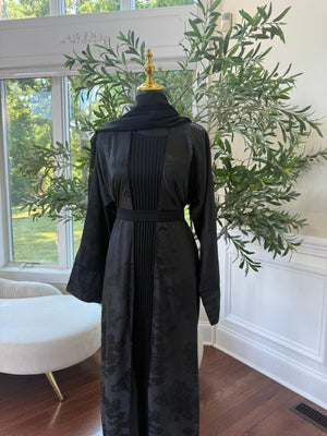Midnight Floral Twilight Abaya