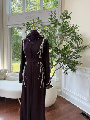 Purple Luxe Abaya