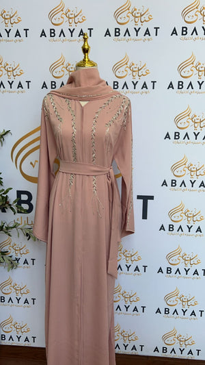 Pink Elegance Abaya