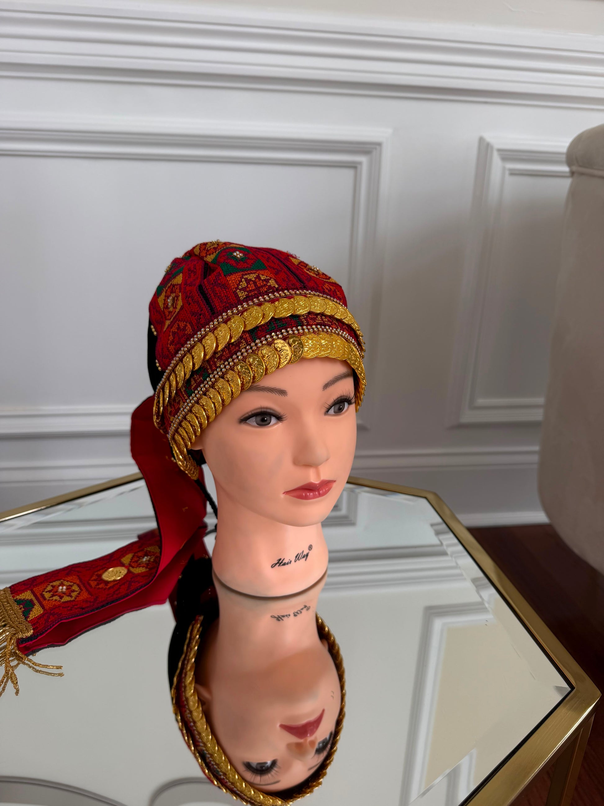 Tatreez Embroidery Traditional Head Piece Awka