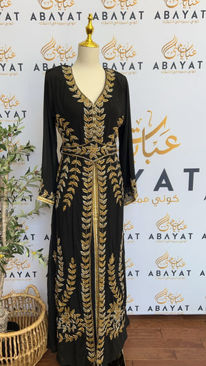 Elegant Black Kuftan