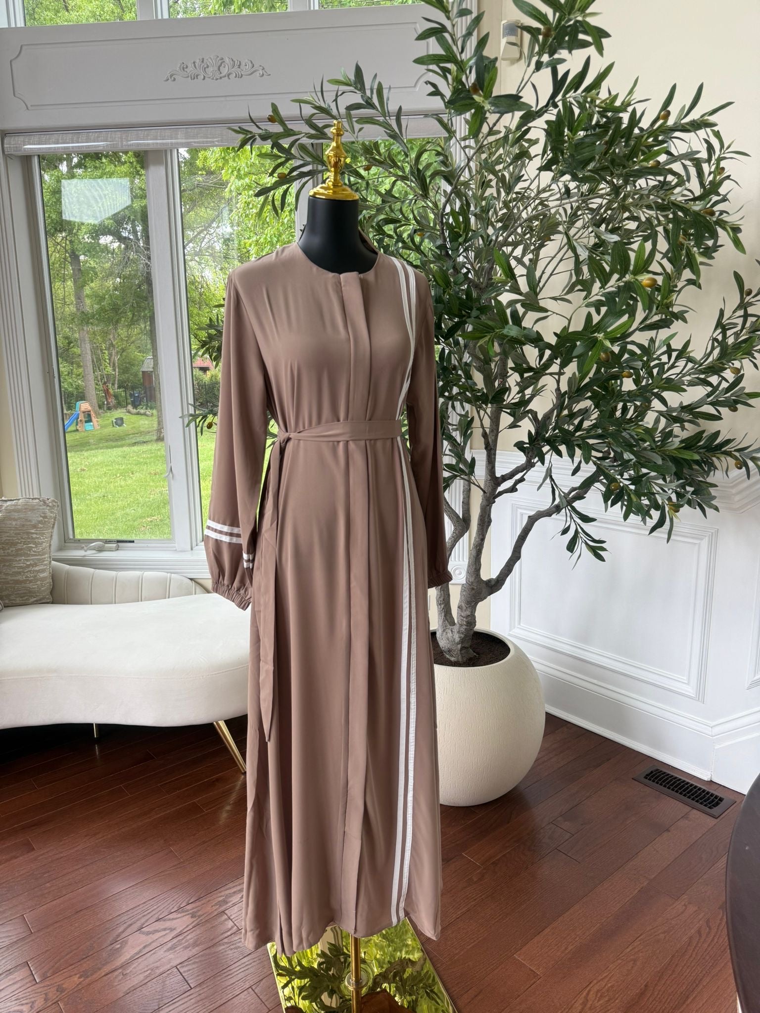 Tan Activewear Abaya