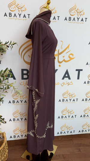 Elegant Deep Purple Abaya