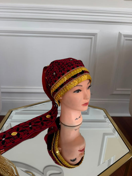 Embroidery Tatreez Red Waka