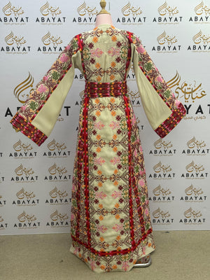 Royal Blossom Palestinian Thobe