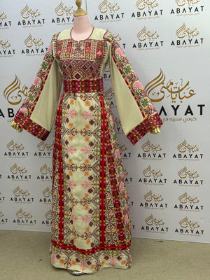 Royal Blossom Palestinian Thobe