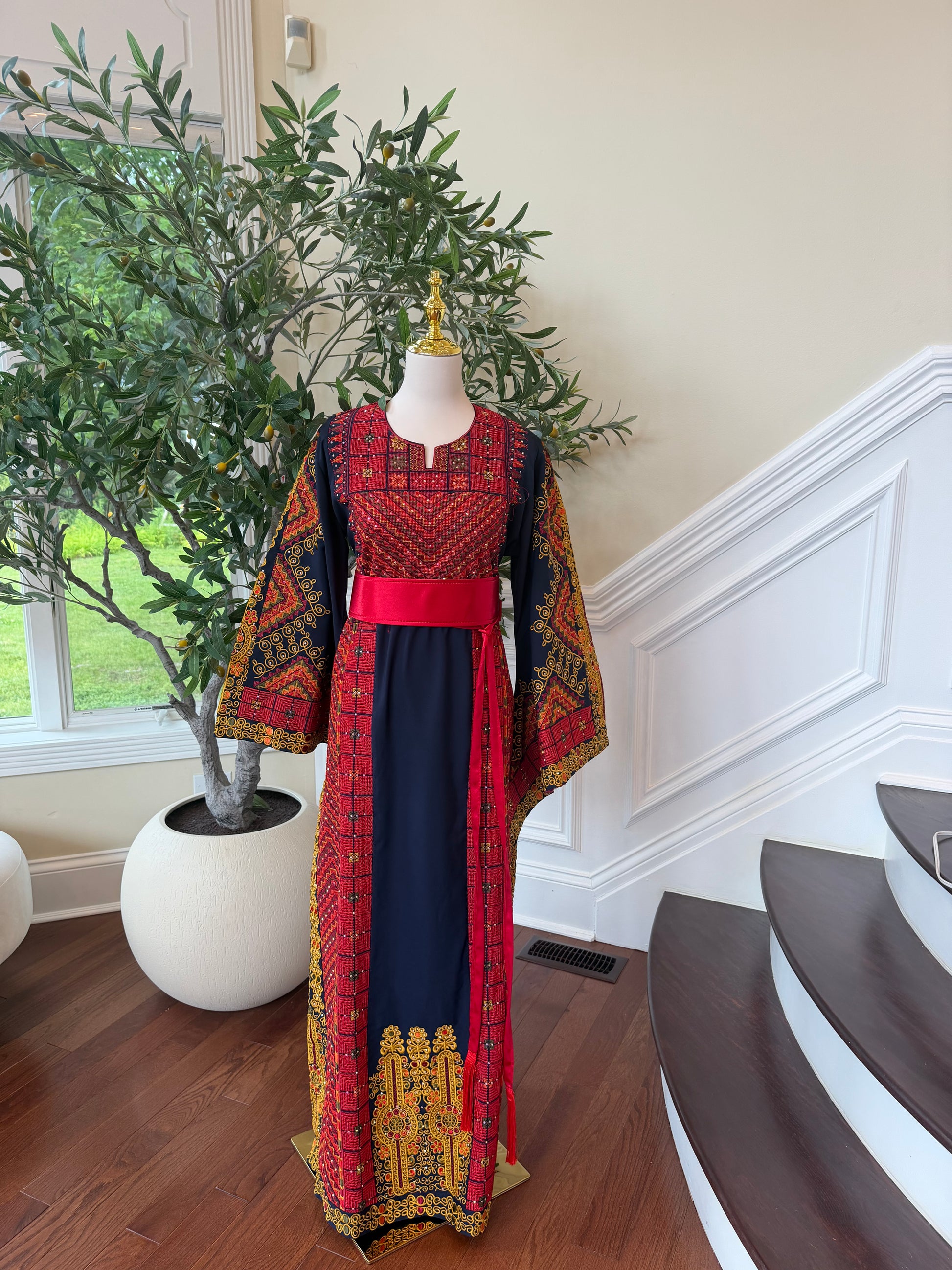 Navy Blue Traditional Thobe