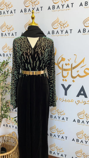 Black Sparkle Abaya