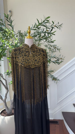 Golden Devine Royal Beaded Abaya