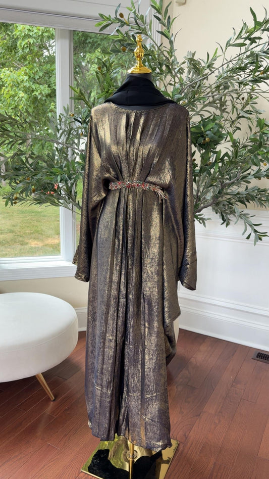 Butterfly Shimmer Abaya