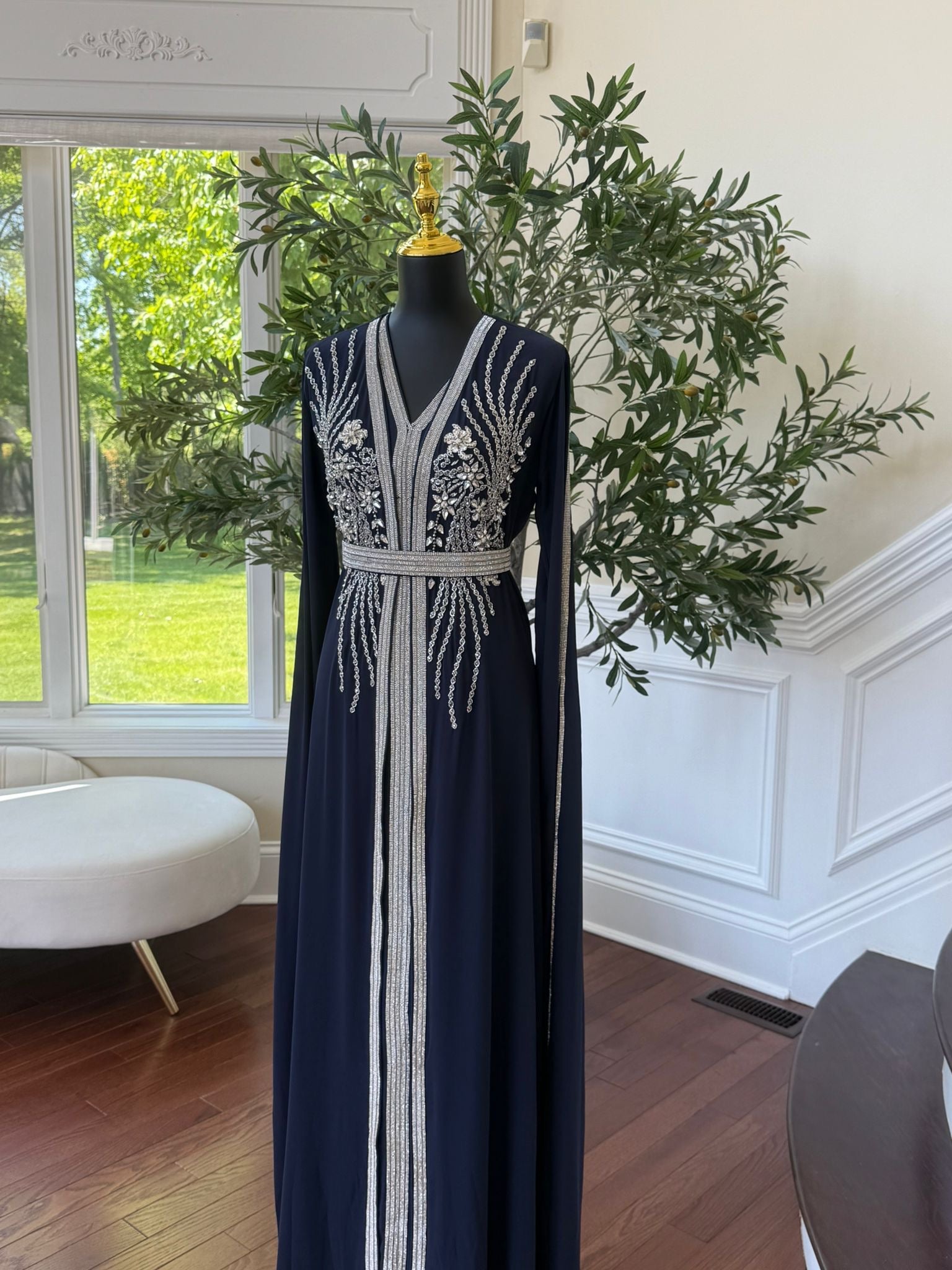 Luxury Blue Kuftan