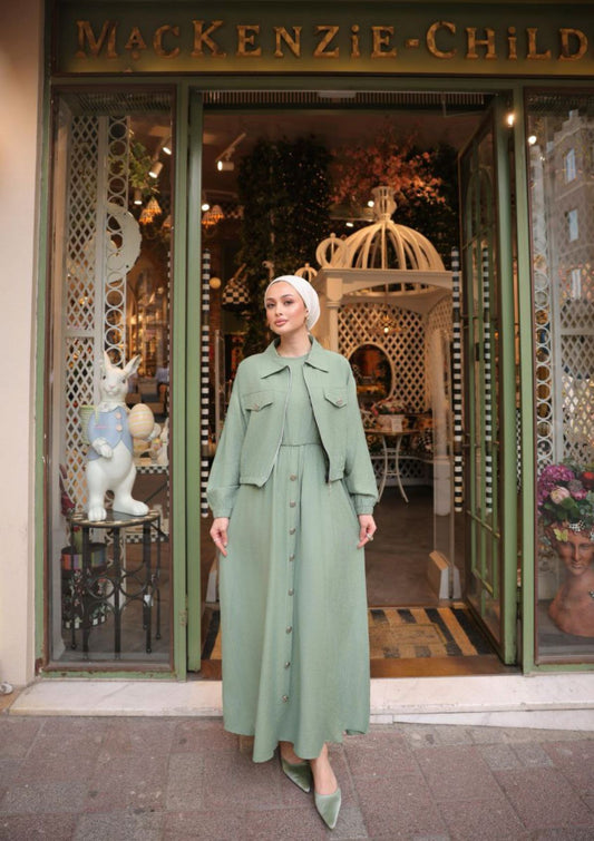 Elegant Multi Color Dress Set