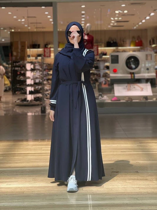 Blue Elegance Activewear Abaya