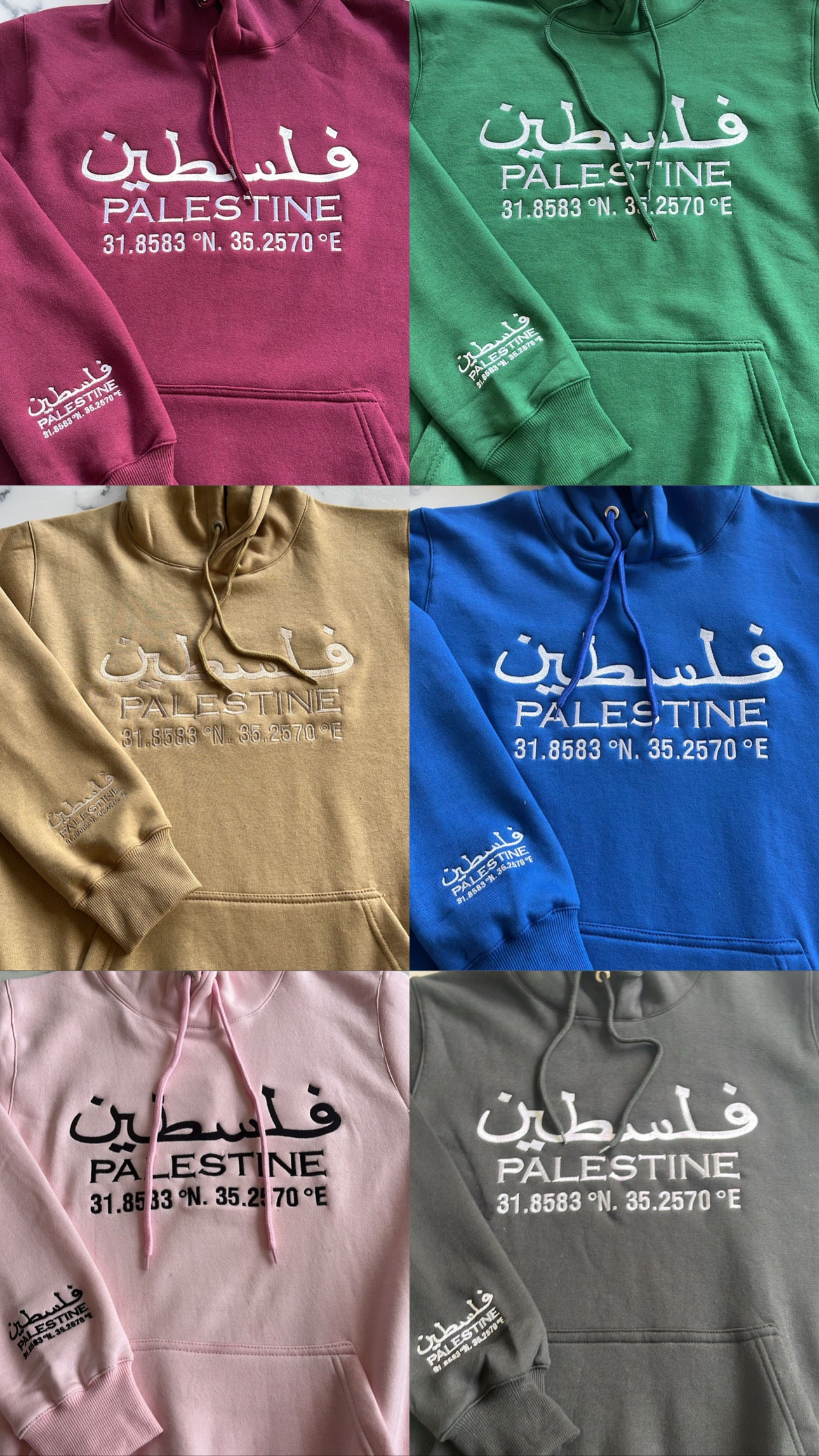 Palestine Pride Hoodie Sweatshirt