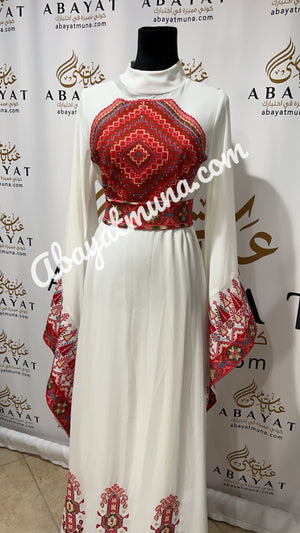 Elegant Palestinian Thobe Dress