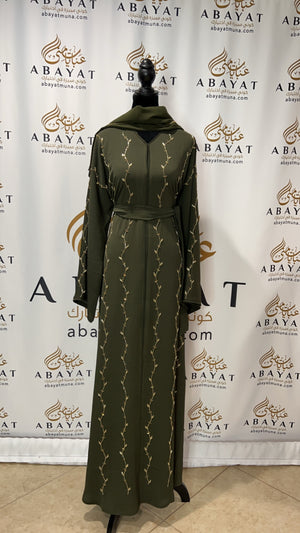 Green Abaya 9199211