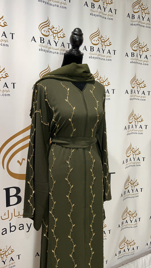 Green Abaya 9199211