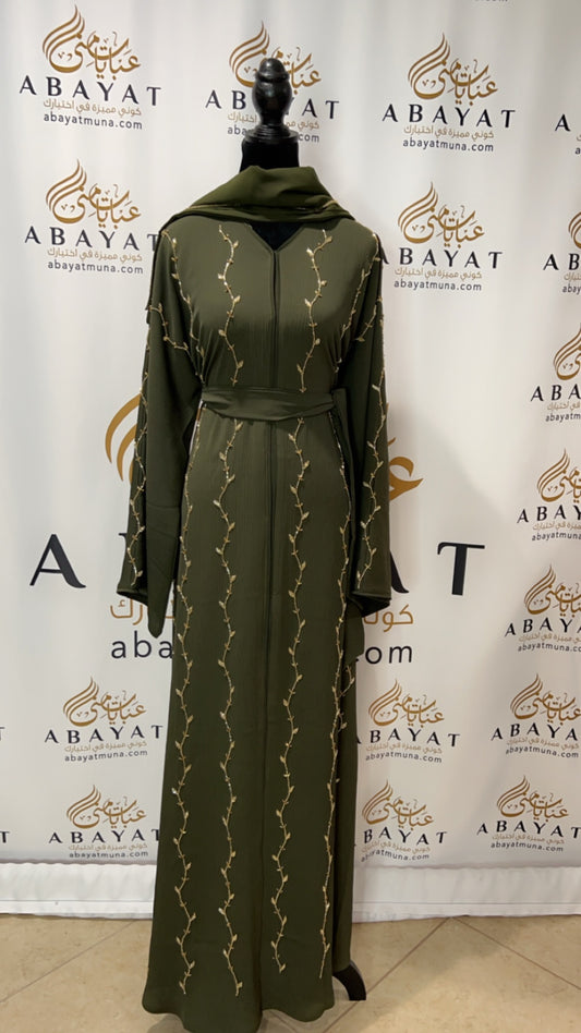 Green Abaya 9199211