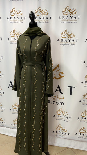 Green Abaya 9199211