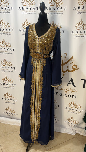 Navy Blue Kuftan 9199255