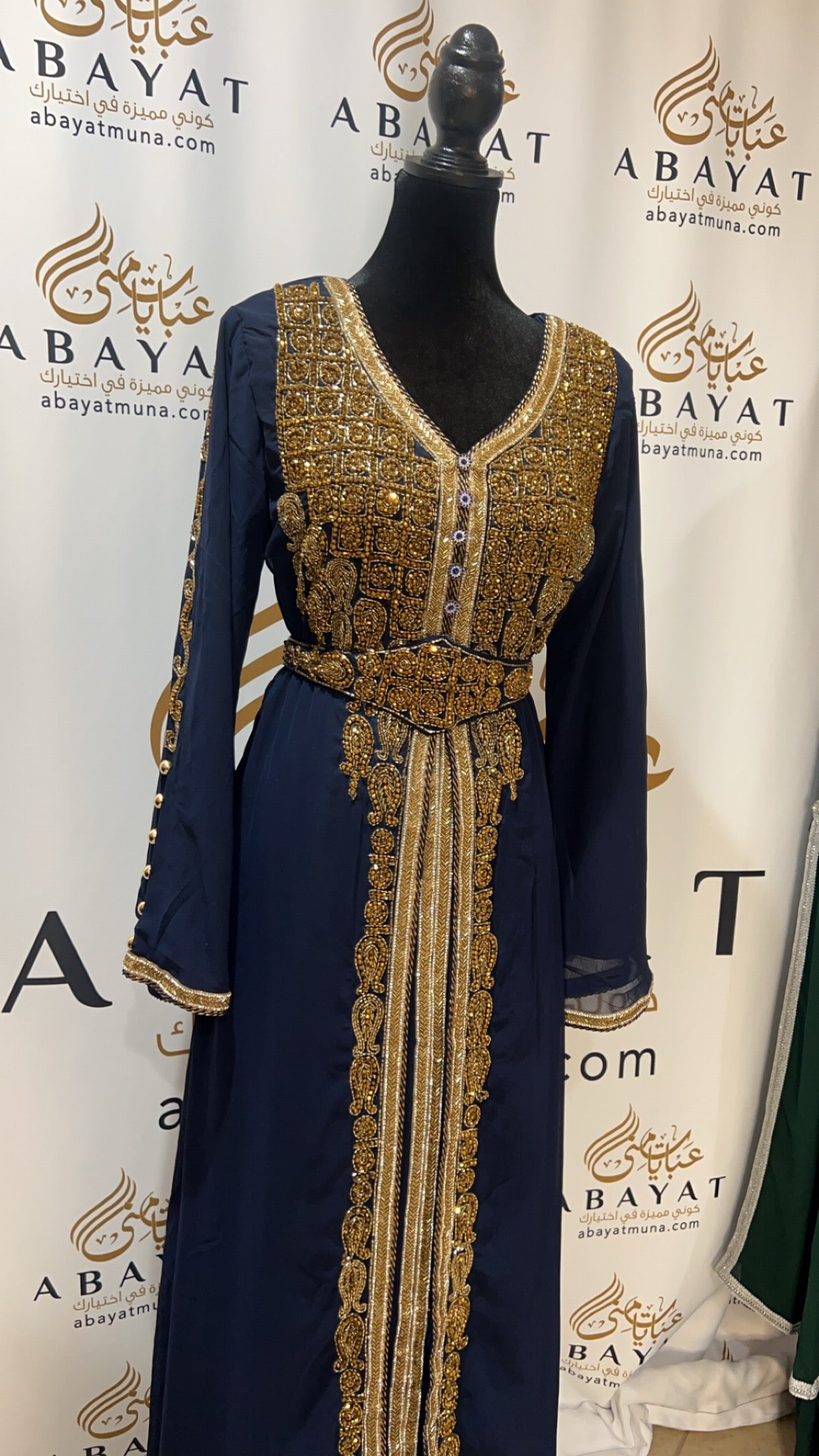 Navy Blue Kuftan 9199255