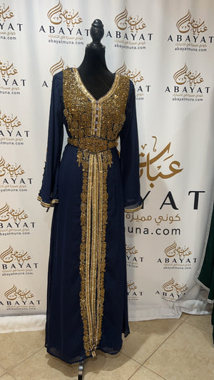 Navy Blue Kuftan 9199255