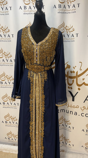 Navy Blue Kuftan 9199255