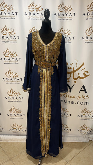 Navy Blue Kuftan 9199255