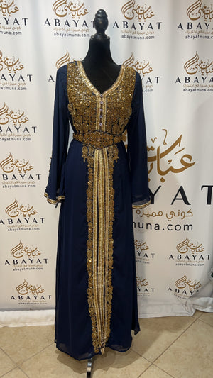 Navy Blue Kuftan 9199255