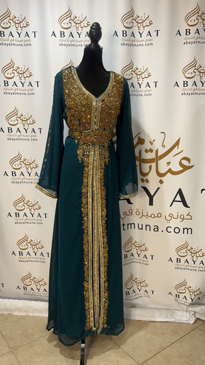 Turquoise Kuftan Elegant 9199259