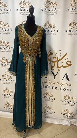 Turquoise Kuftan Elegant 9199259