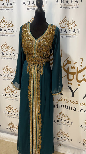 Turquoise Kuftan Elegant 9199259